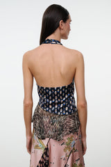 Maeva Silk Top | Glasswork Multi