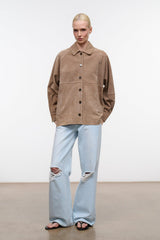 Josette Suede Shirt | Dune