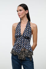 Maeva Silk Top | Glasswork Multi