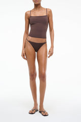 Cleo Tankini Top | Dark Chocolate