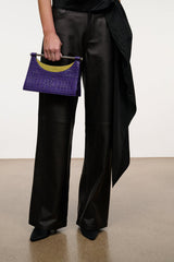 Carys Clutch | Amethyst Croco