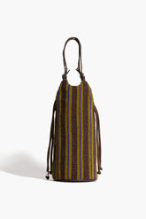 Mari Beaded Wine Bottle Bag | Henry Stripe