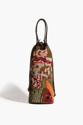 Mari Beaded Wine Bottle Bag | Still Life Abstract