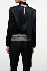 Suni Silk Top | Black