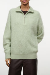 Hudson Cashmere Sweater | Spearmint