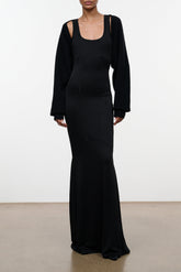 Ashton Cashmere Shrug | Black