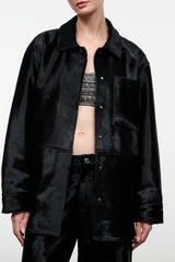 Quentin Haircalf Jacket | Black