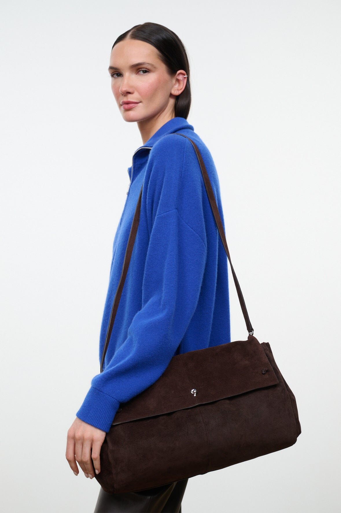 Cy Oversized Bag | Espresso
