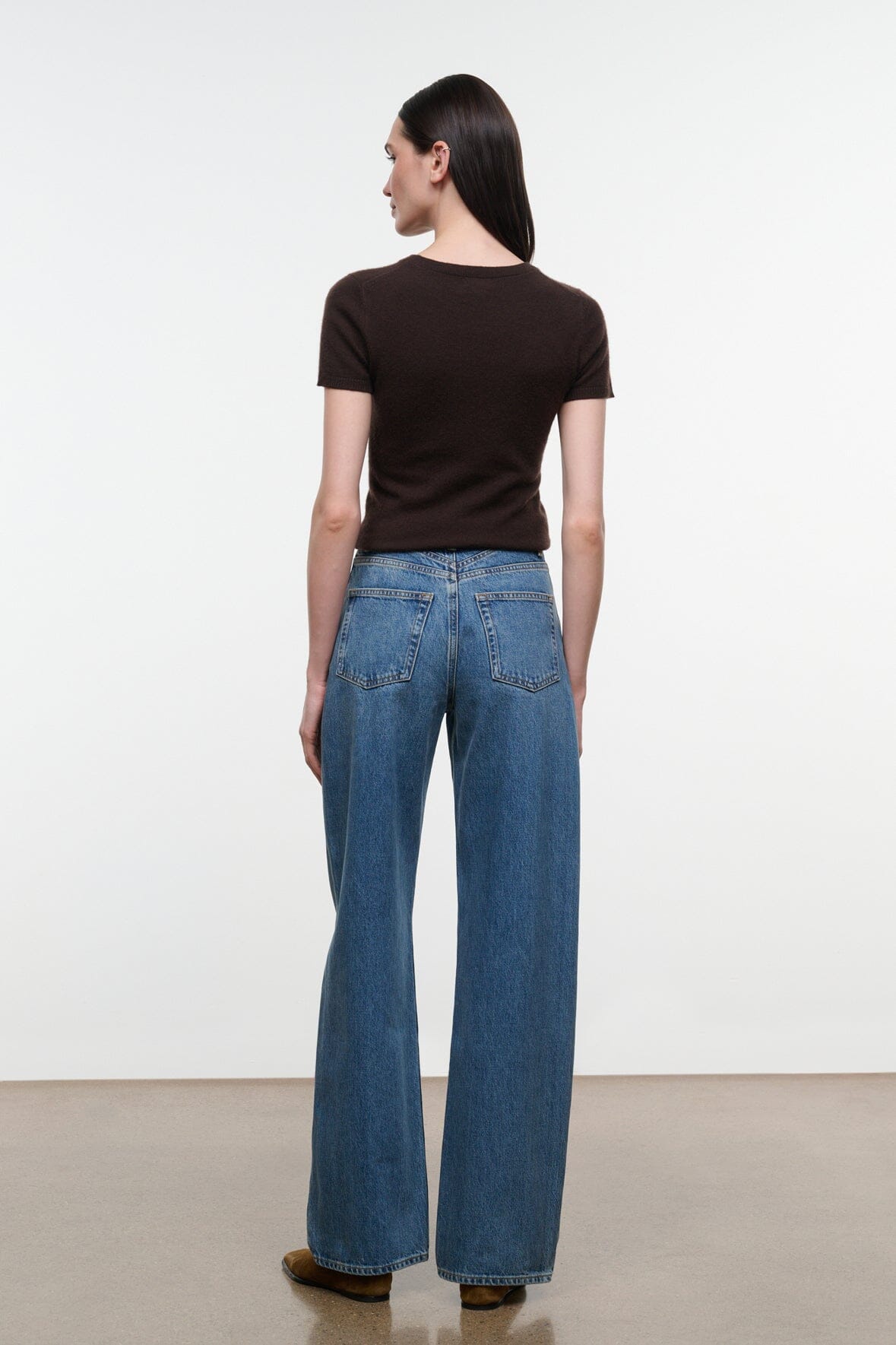 Leo High Rise Jean | Vintage Wash