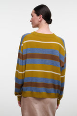 Spencer Cashmere Sweater | Canyon Stripe