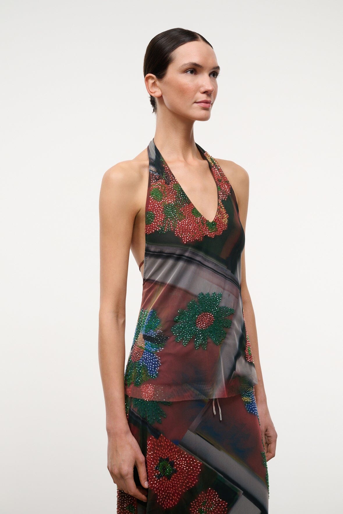 Felice Top | Beaded Superbloom Scarf