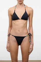 Sisley Side Tie Bikini Bottom | Black