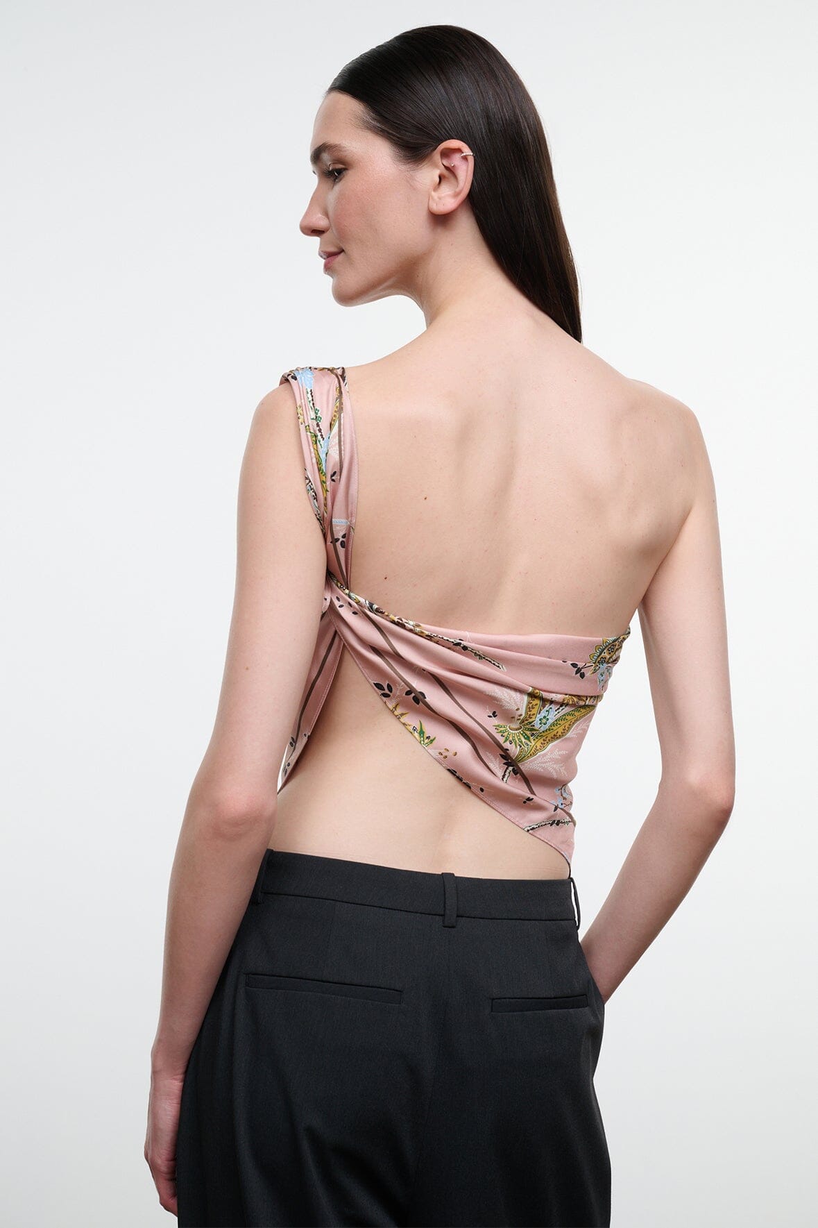 Cecile Silk Scarf | Tapestry Rose