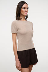 Easy Cashmere Tee | Stone