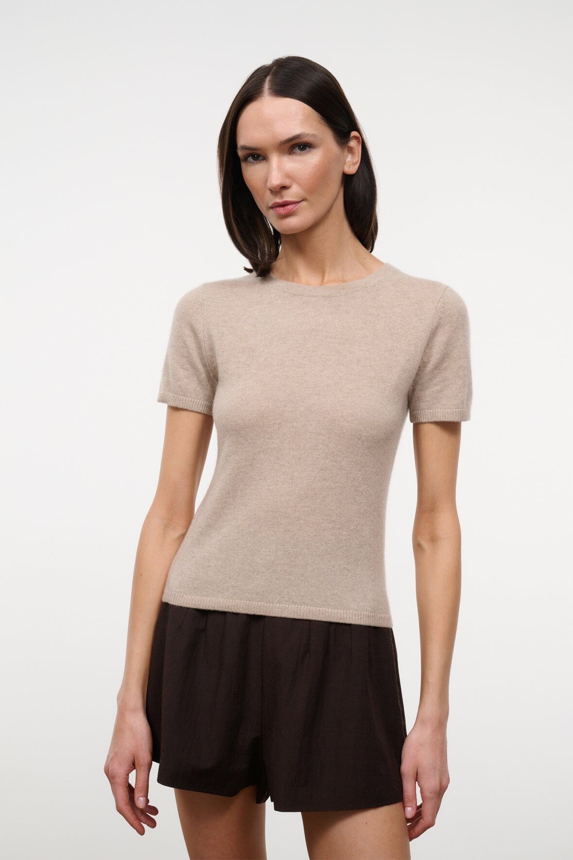 Easy Cashmere Tee | Stone