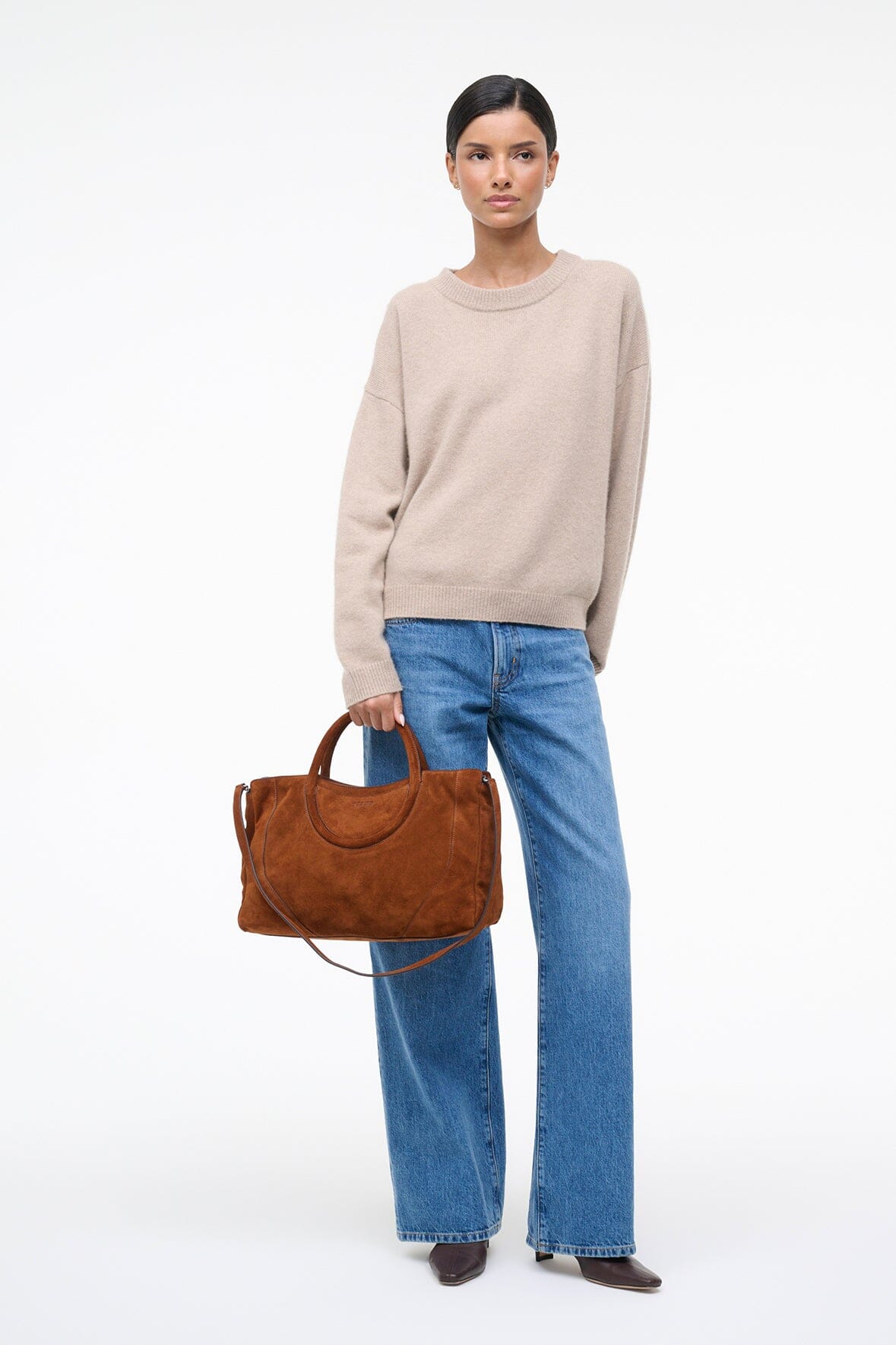Maude Satchel | Tabac Suede