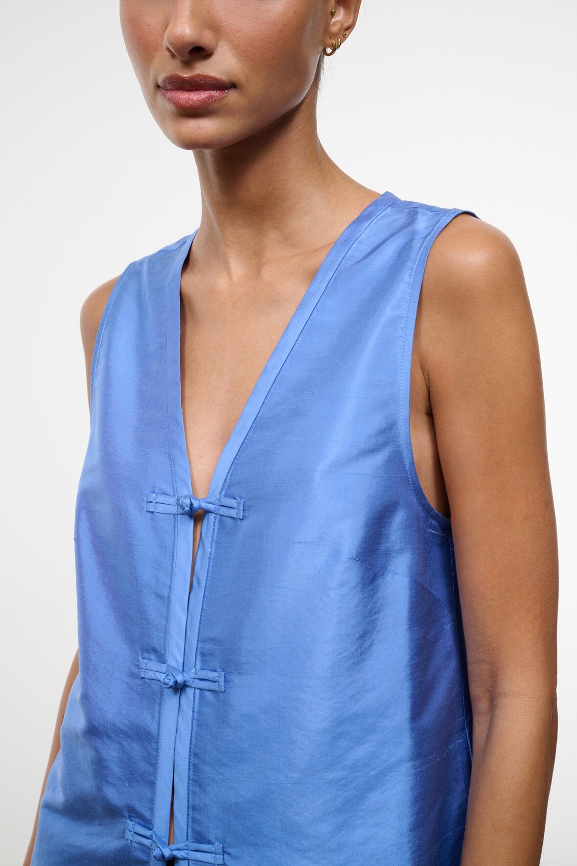 Sami Silk Dupioni Top | Coast