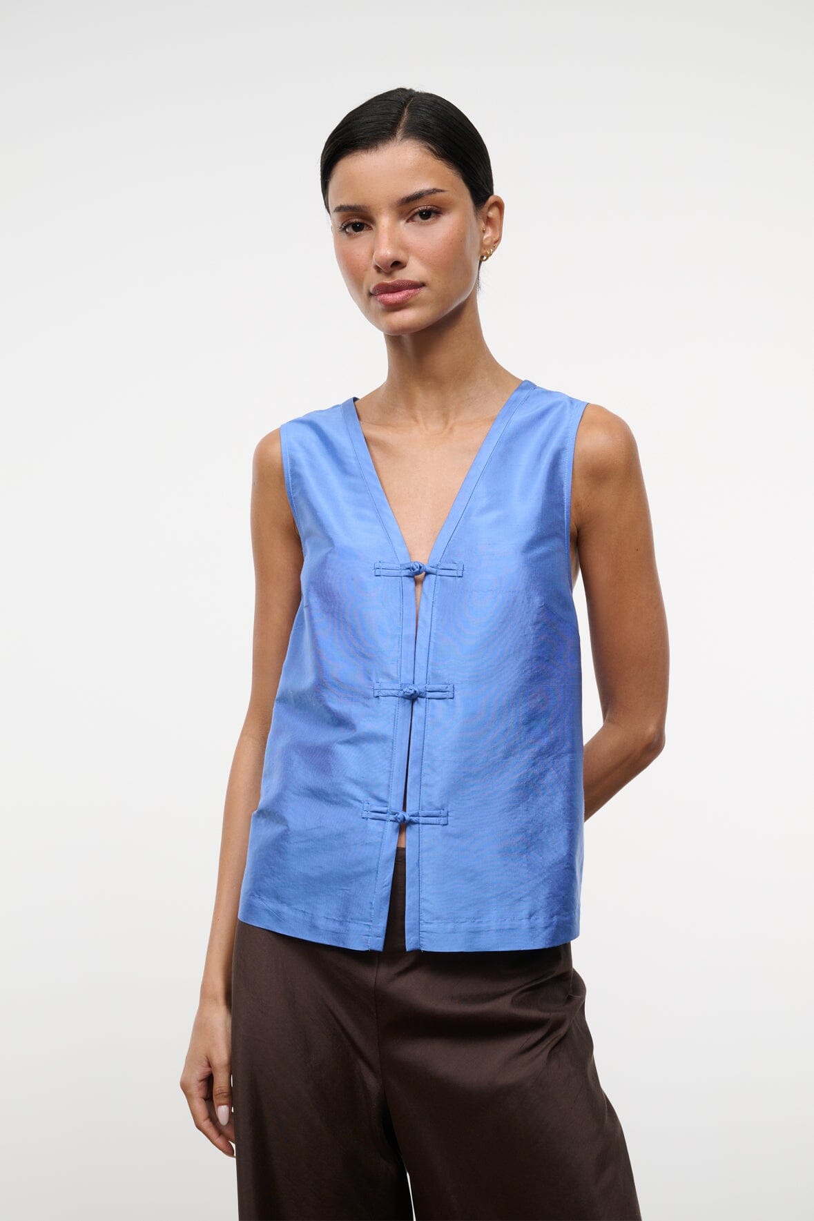 Sami Silk Dupioni Top | Coast