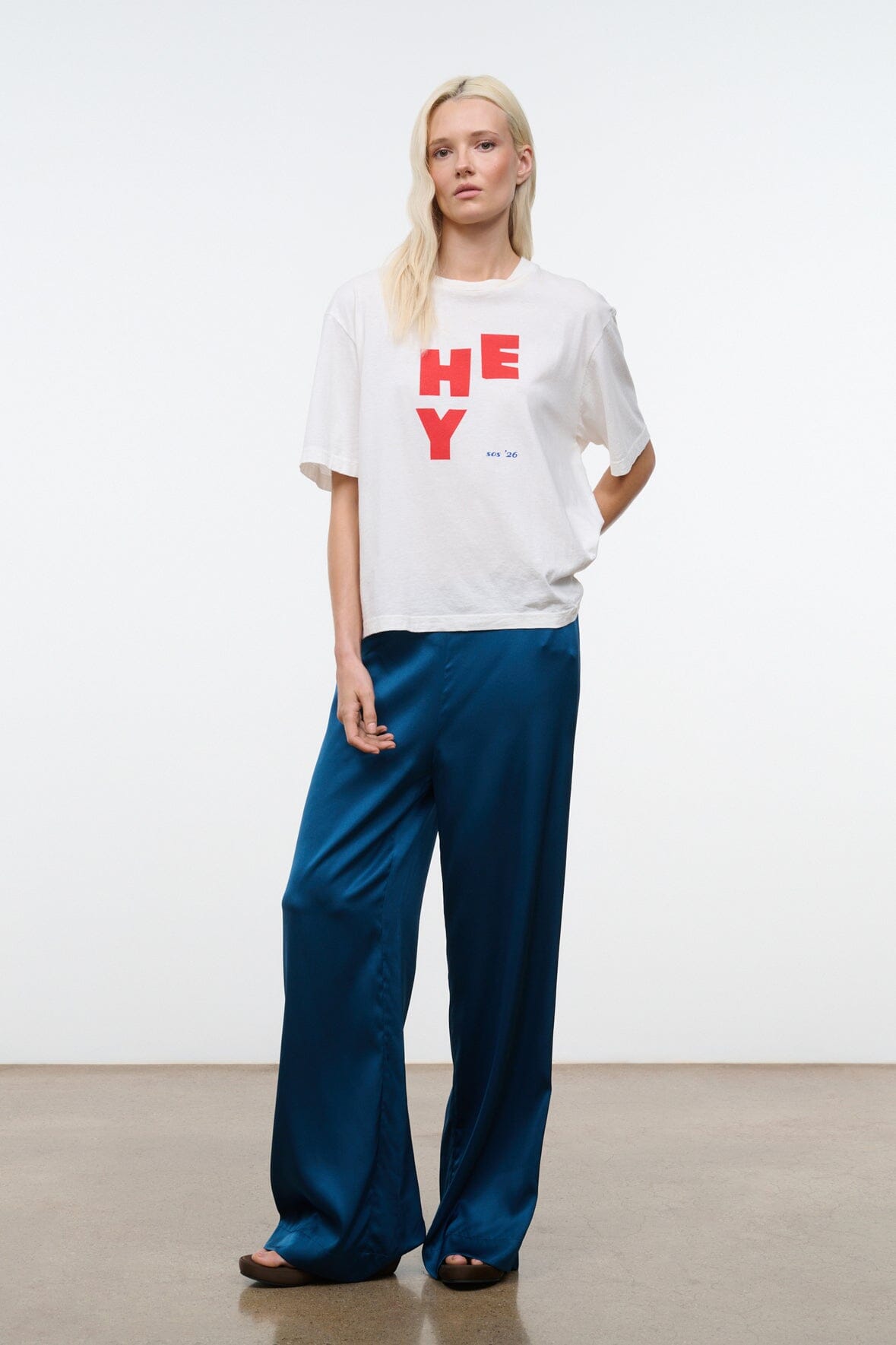 Stroll Silk Pant | Harbor