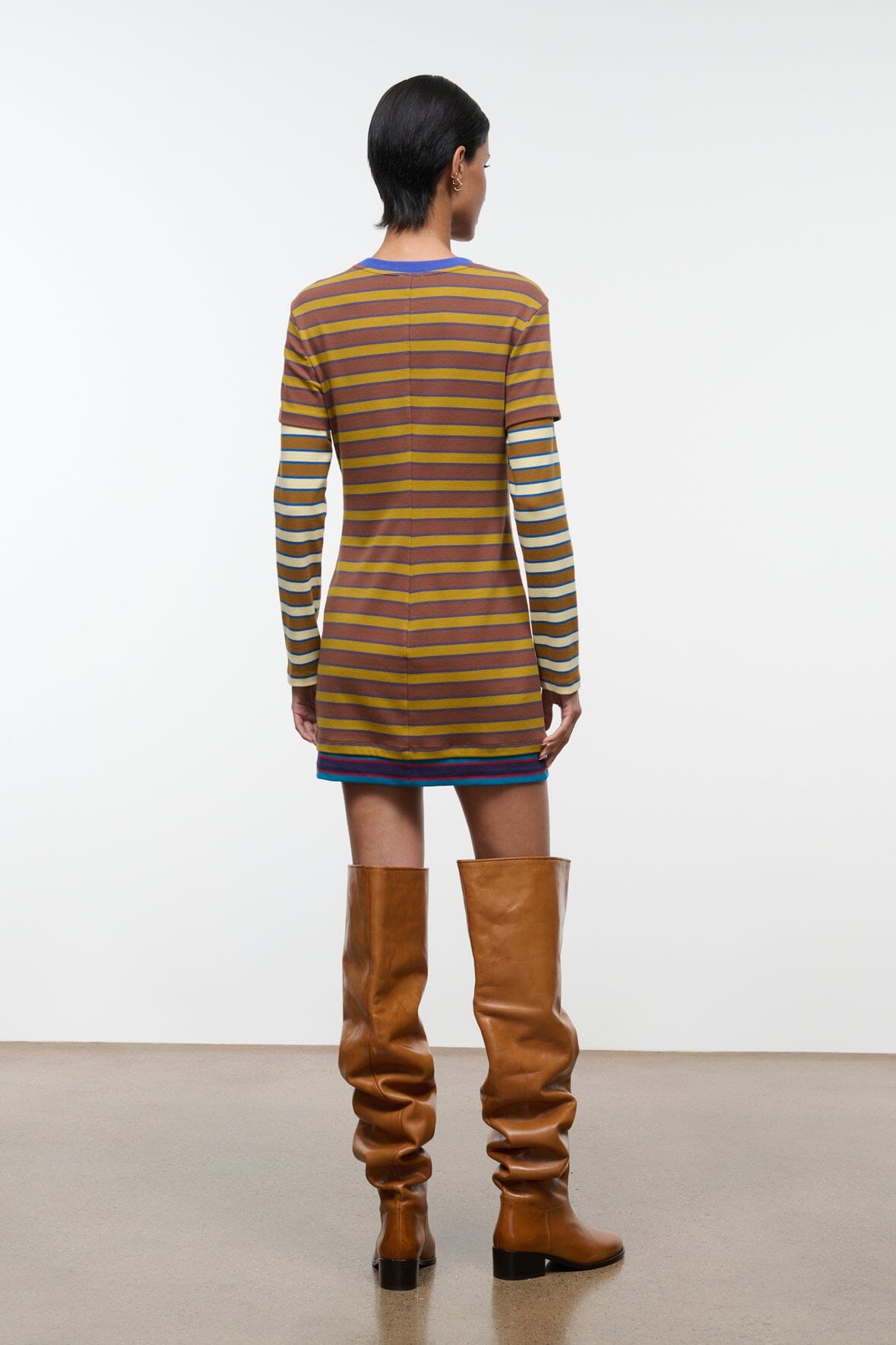Dillon Dress | Cigar Sonoma Stripe