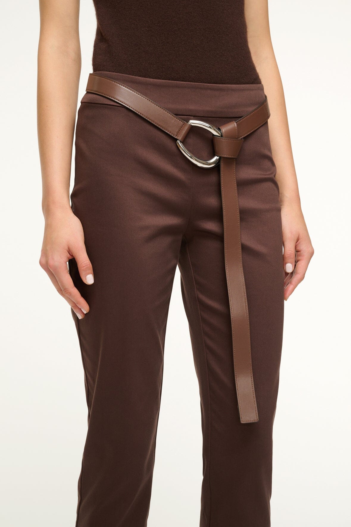 30mm Wrap Belt | Mahogany Silver