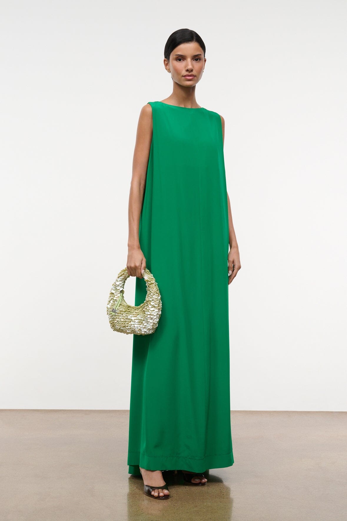 Dalia Silk Dress | Kelly