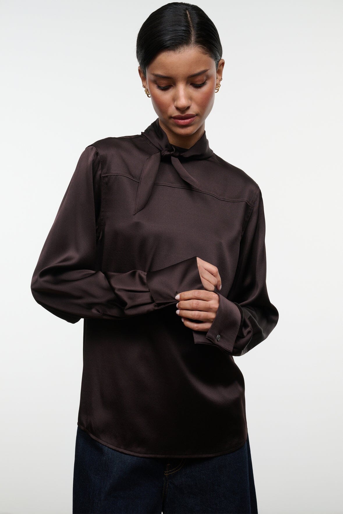 Rhodes Silk Top | Earth