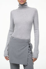 Toni Superfine Cashmere Sweater | Ash Grey