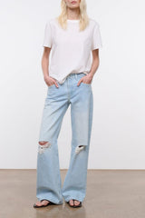 Gus Distressed Relaxed Jean | Salt Wash