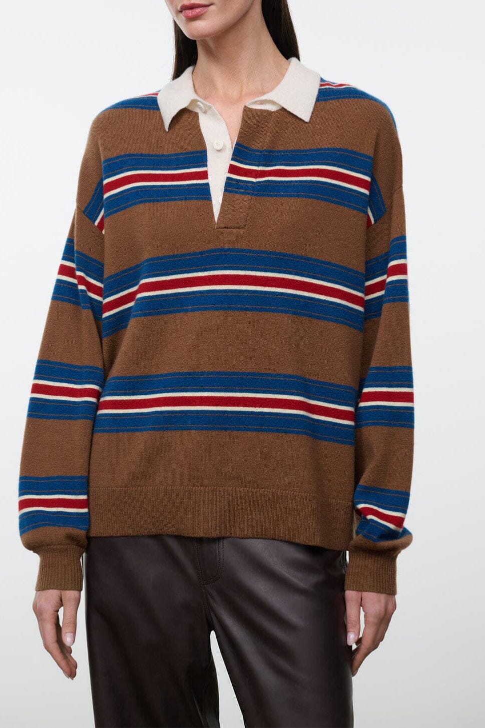 Michael Cashmere Sweater | Savoy Stripe