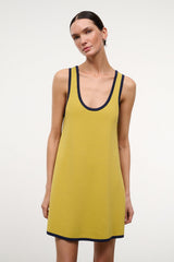 Piazza Dress | Citron Navy Reversible