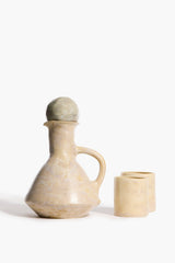 Carafe and Cup Set (2 Cups) | Organic Glaze