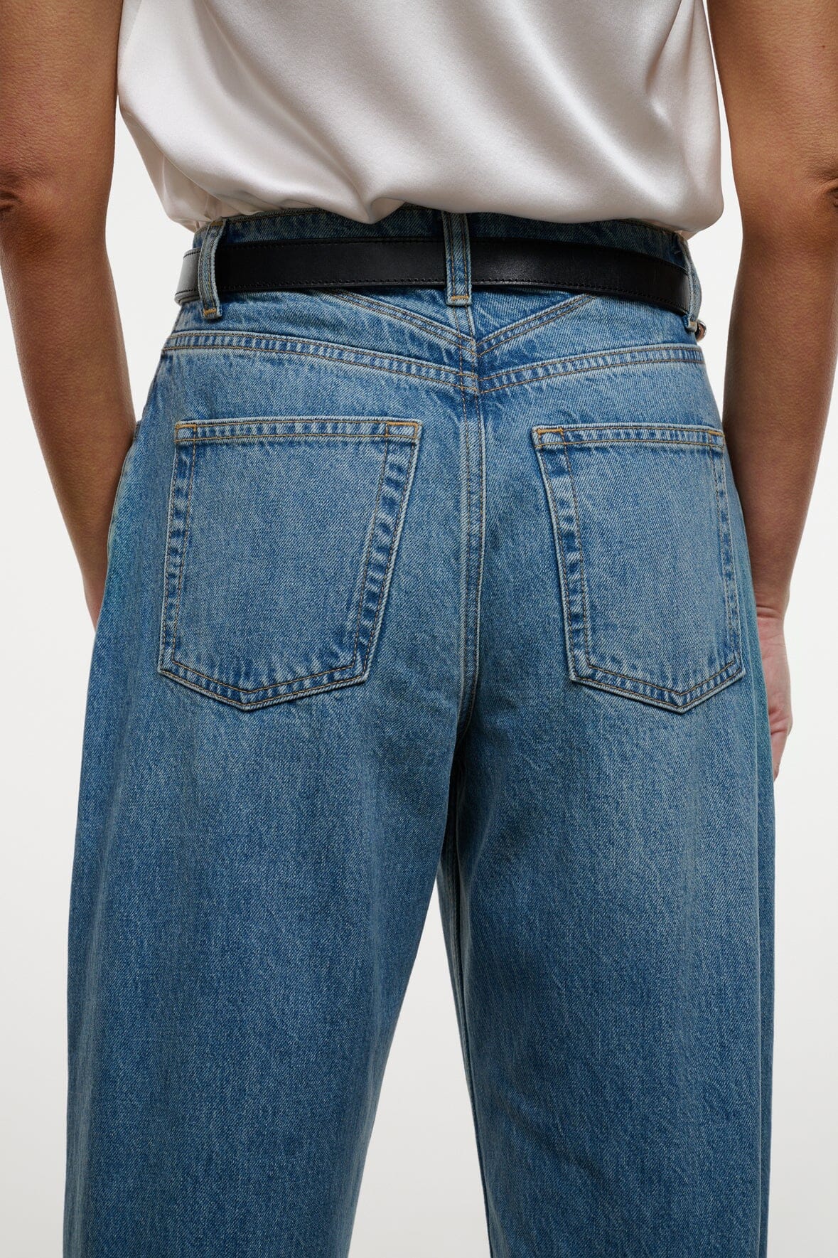 Leo High Rise Jean | Archive Crease