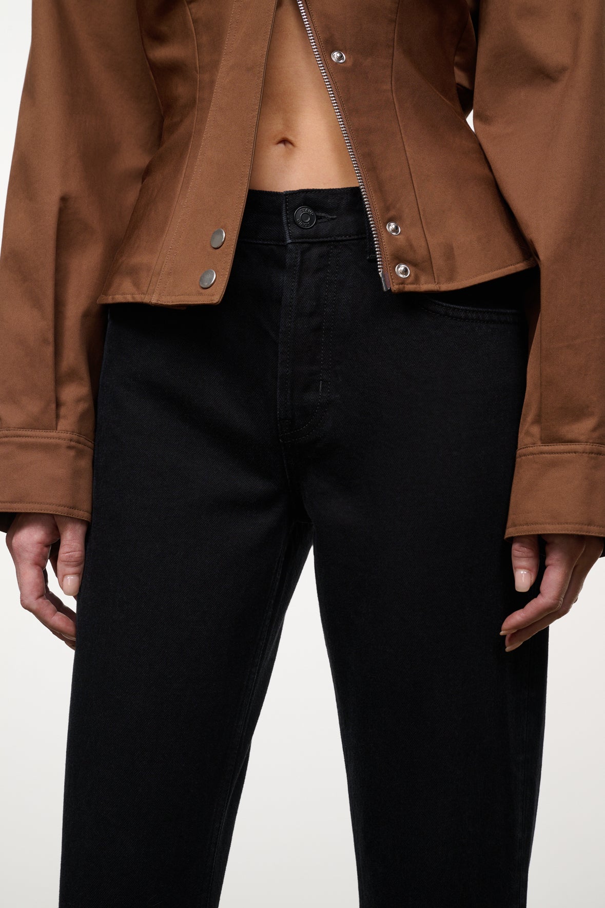 Teddy Straight Jean | Jet Black