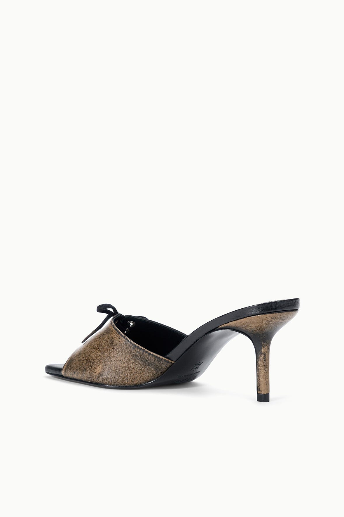 Blake Mule | Black Distressed