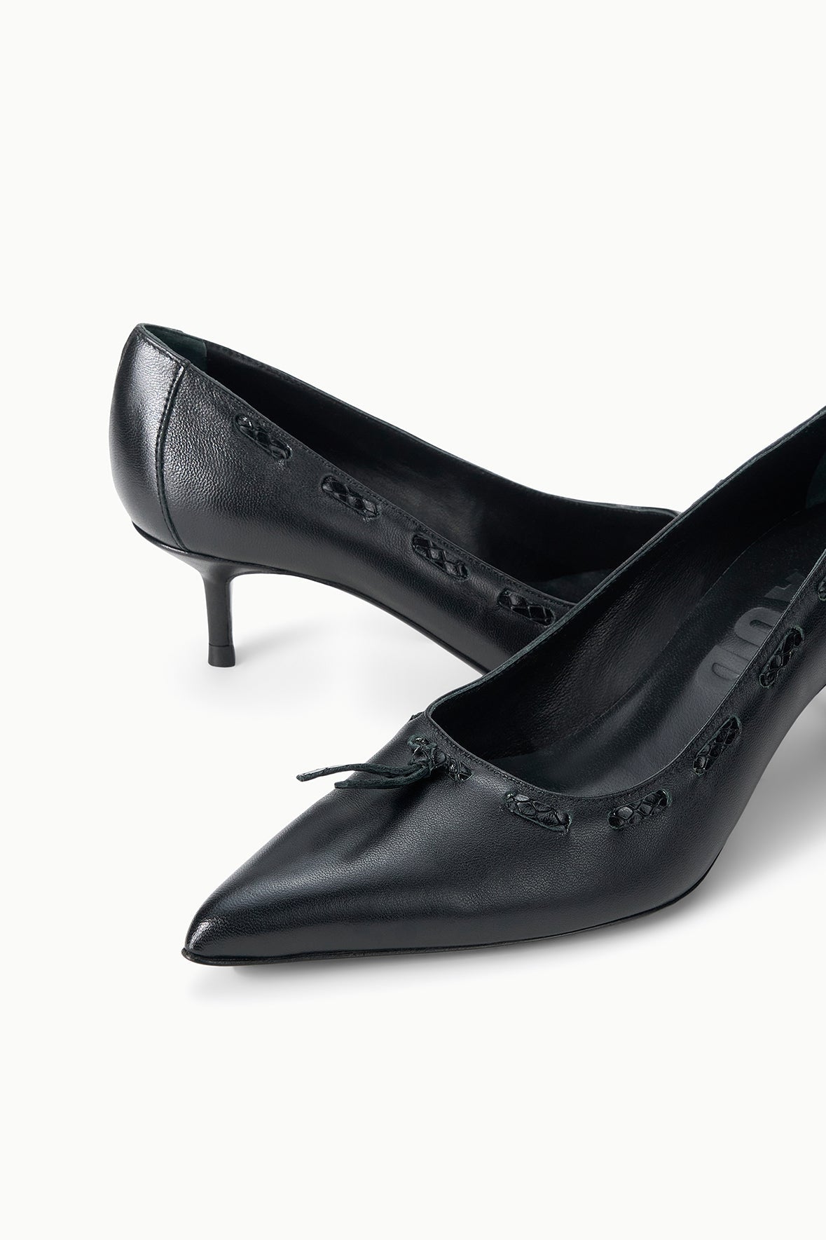 Sebastian Kitten Heel Pump | Black