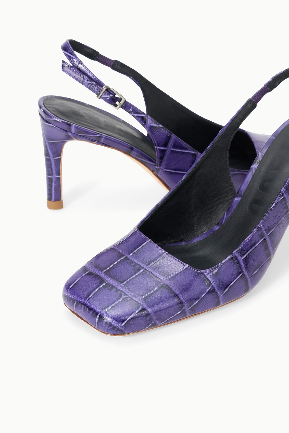 Lucie Slingback Pump | Amethyst Croco