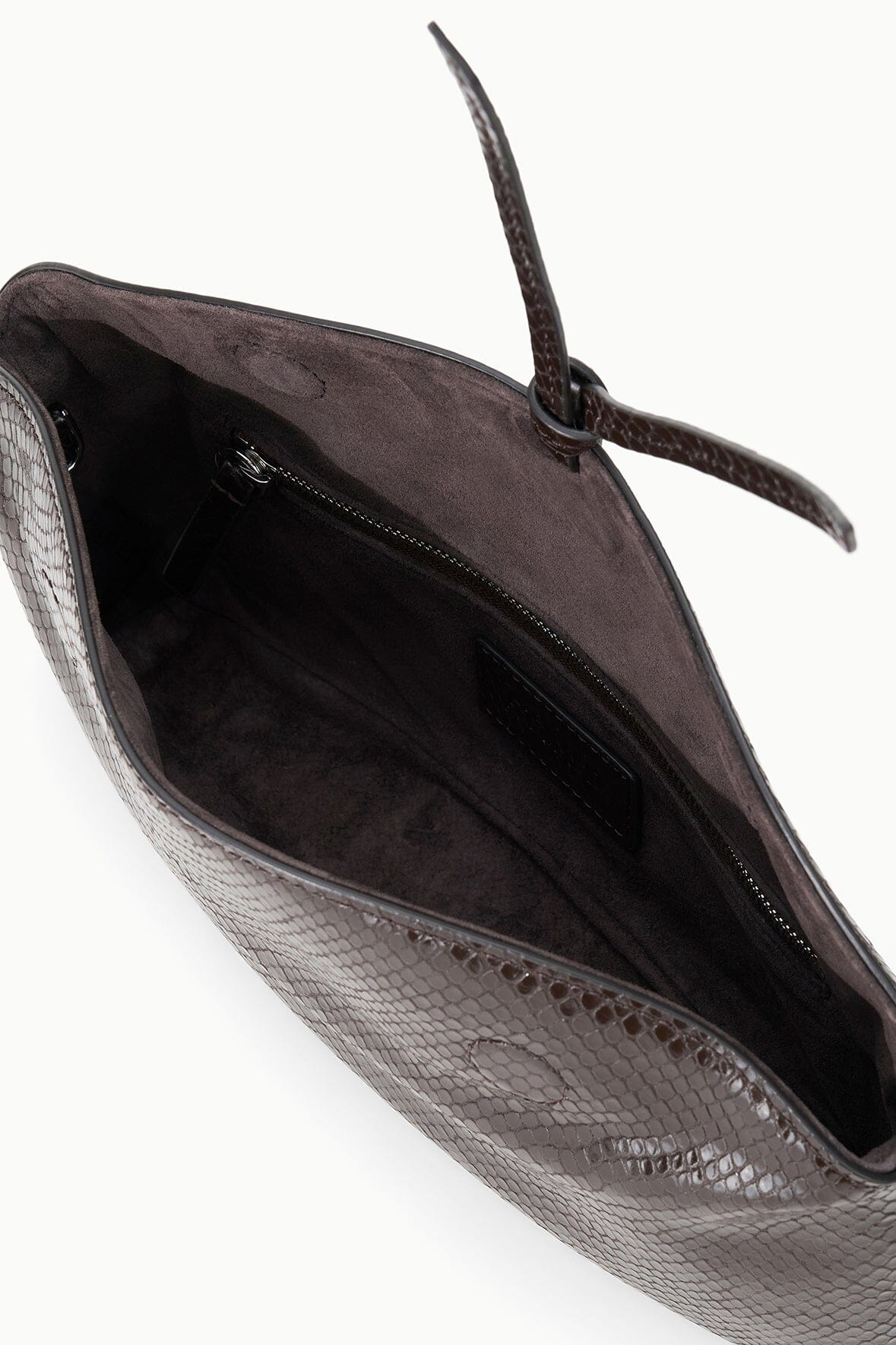 Eve Clutch | Espresso Snake
