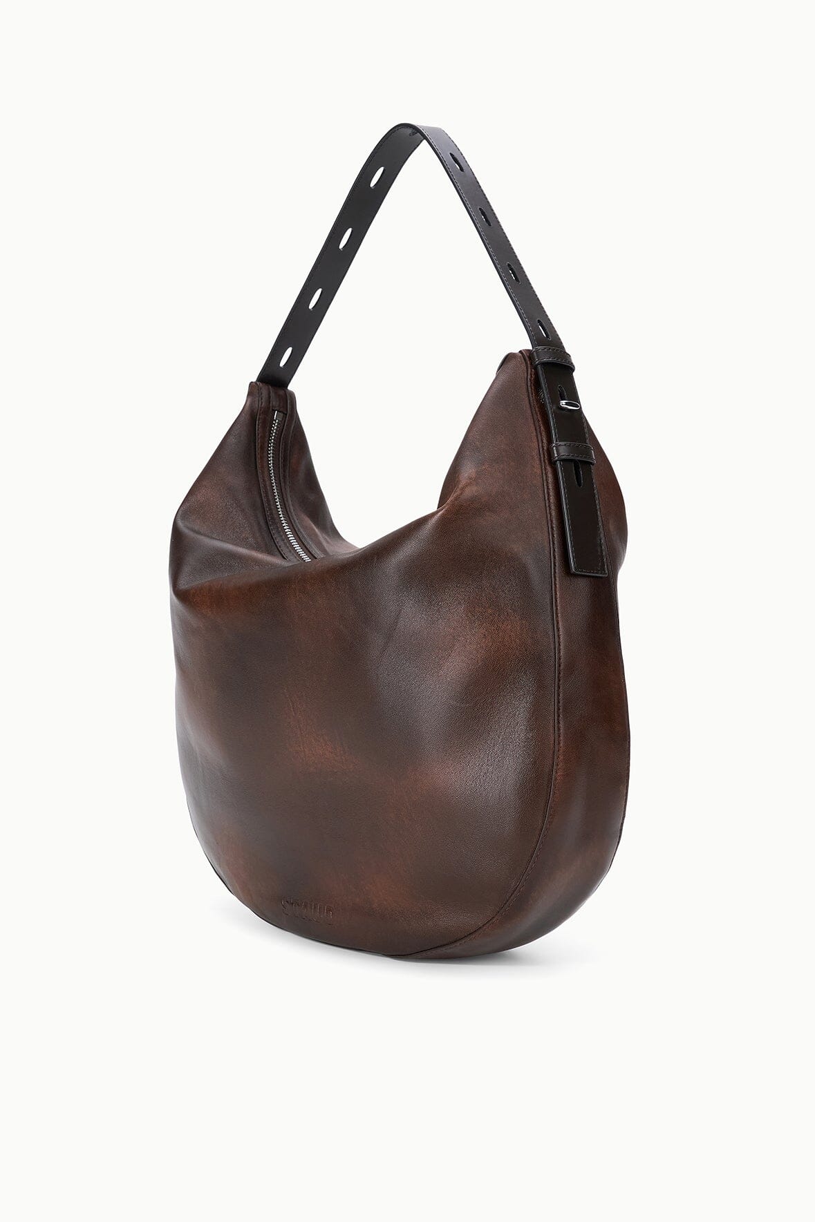 Levi Hobo Bag | Espresso Distressed