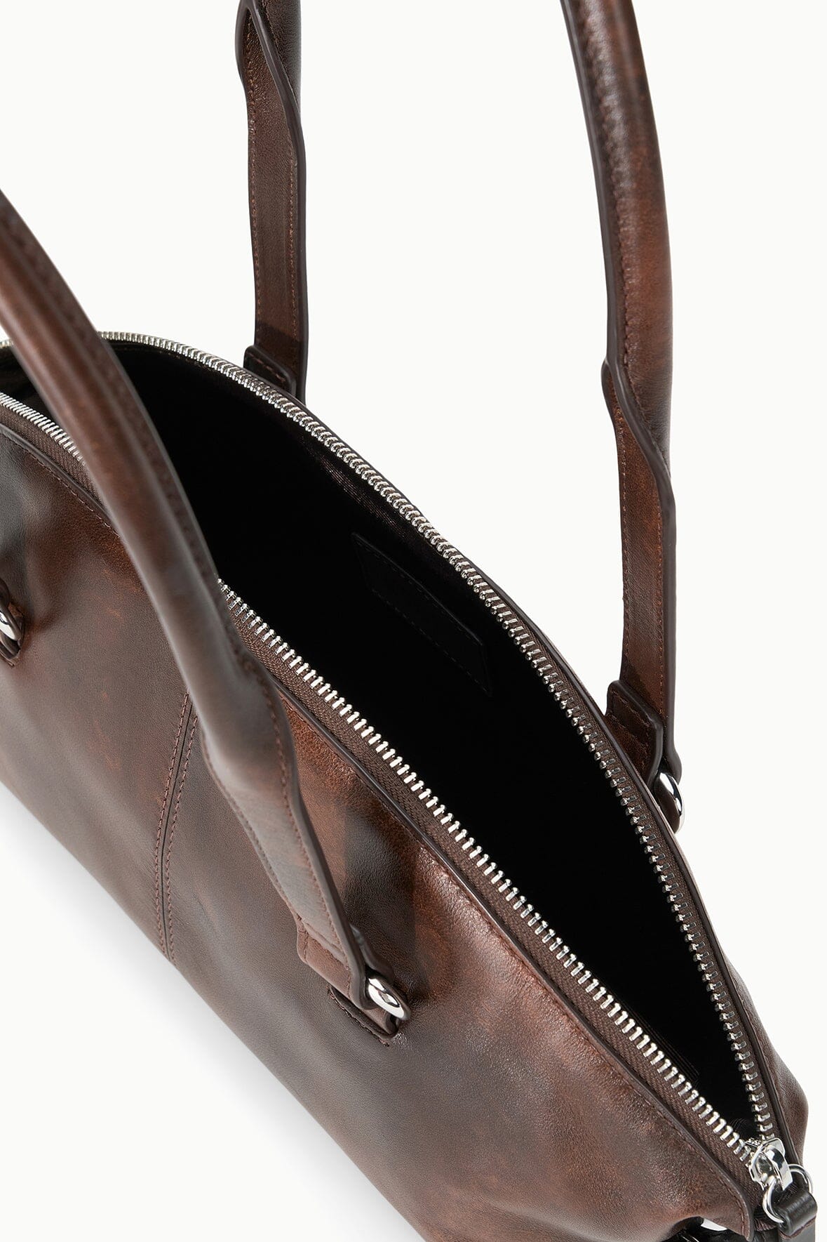 Hester Mini Shoulder Bag | Espresso Distressed