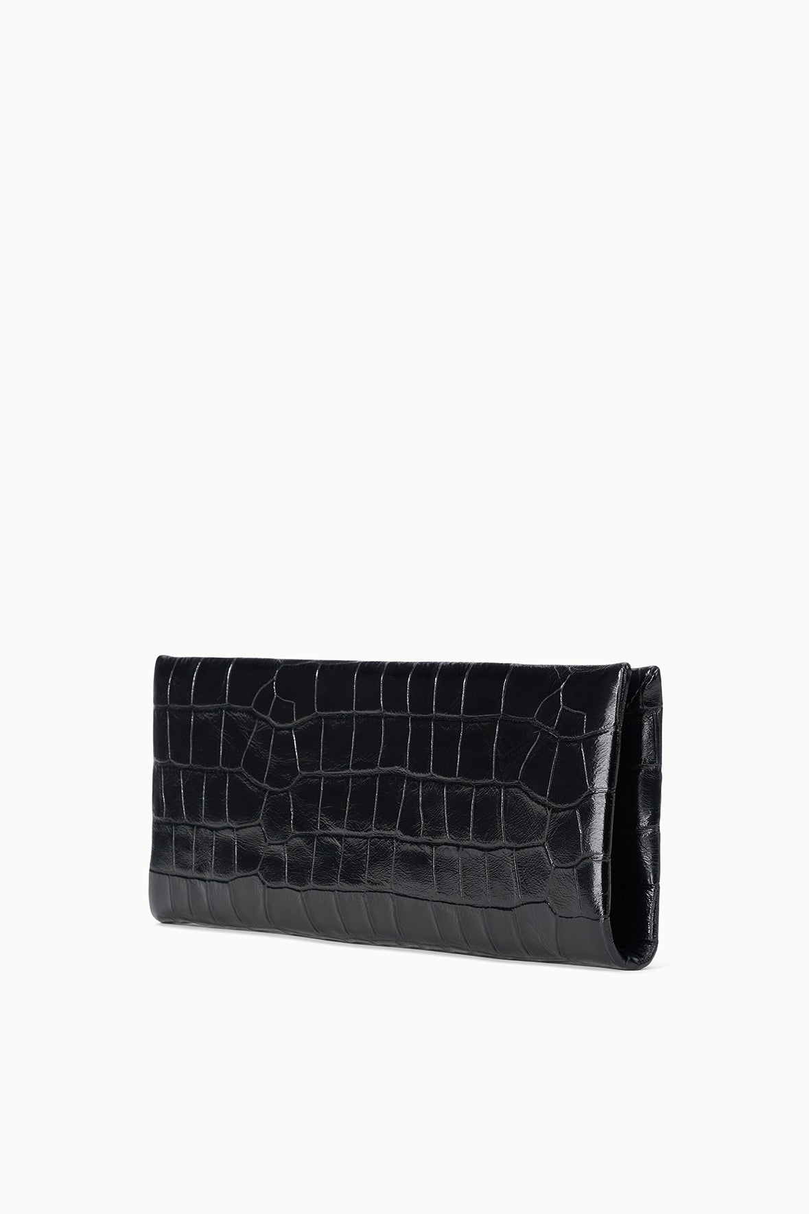 Muse Clutch | Black Croco