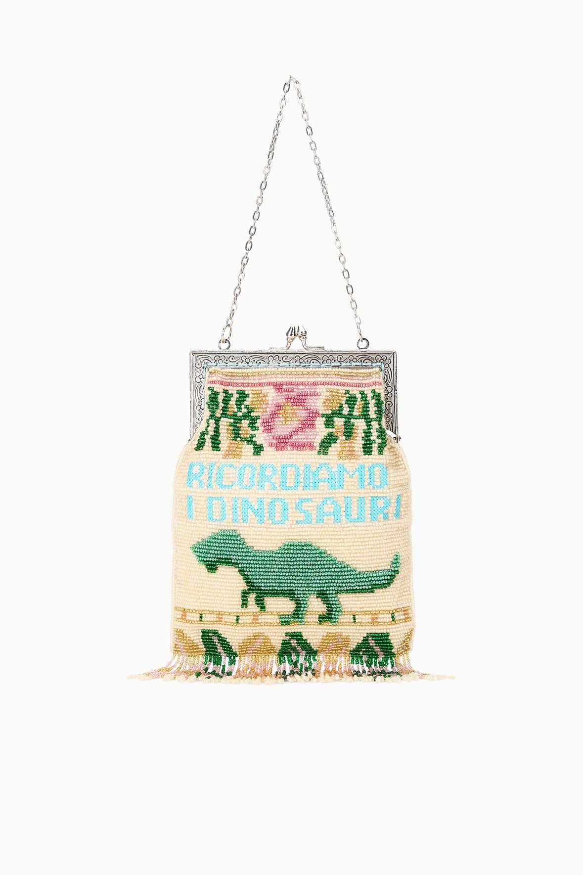 Hughes Beaded Frame Bag | Ricordiamo I Dinosaur!