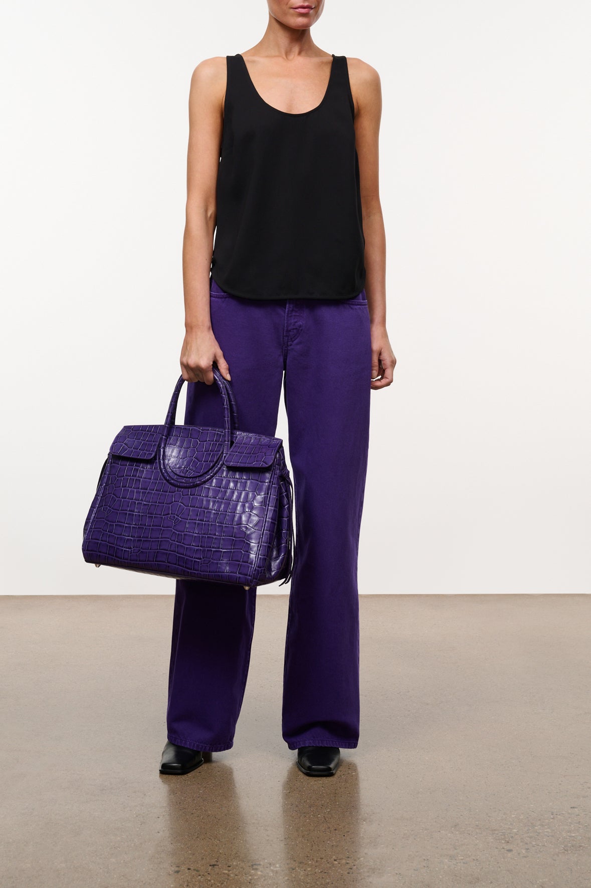 Maude Carryall | Amethyst Croco
