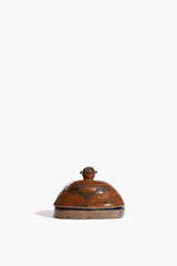 Henry Butter Dish | Brown Glaze