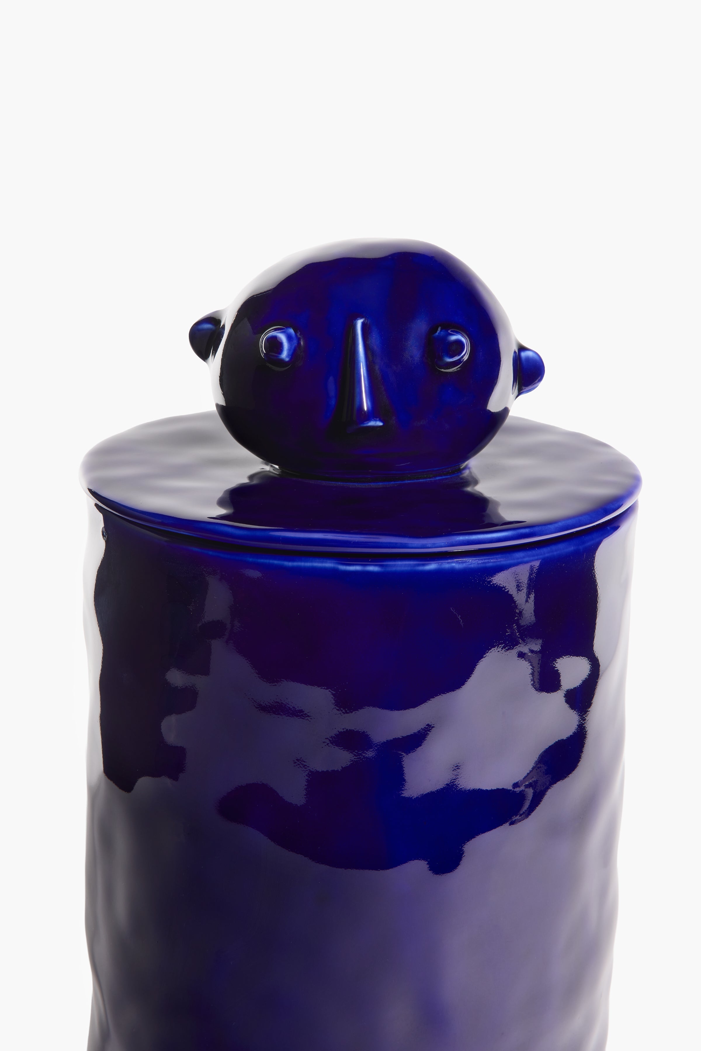 Henry Ceramic Cookie Jar | Henry Blue