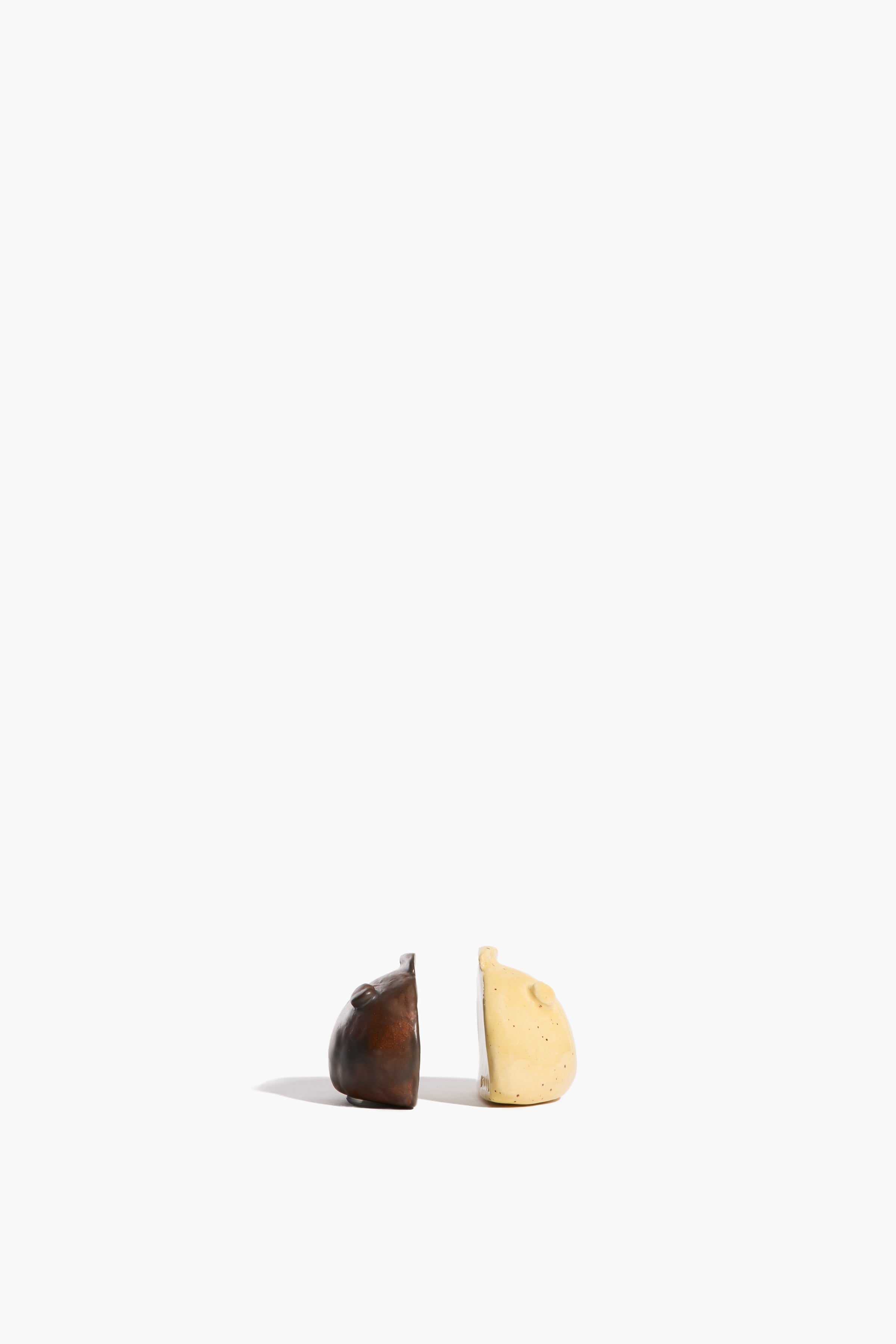 Henry Salt & Pepper Shaker Set | Brown and Sand Glaze
