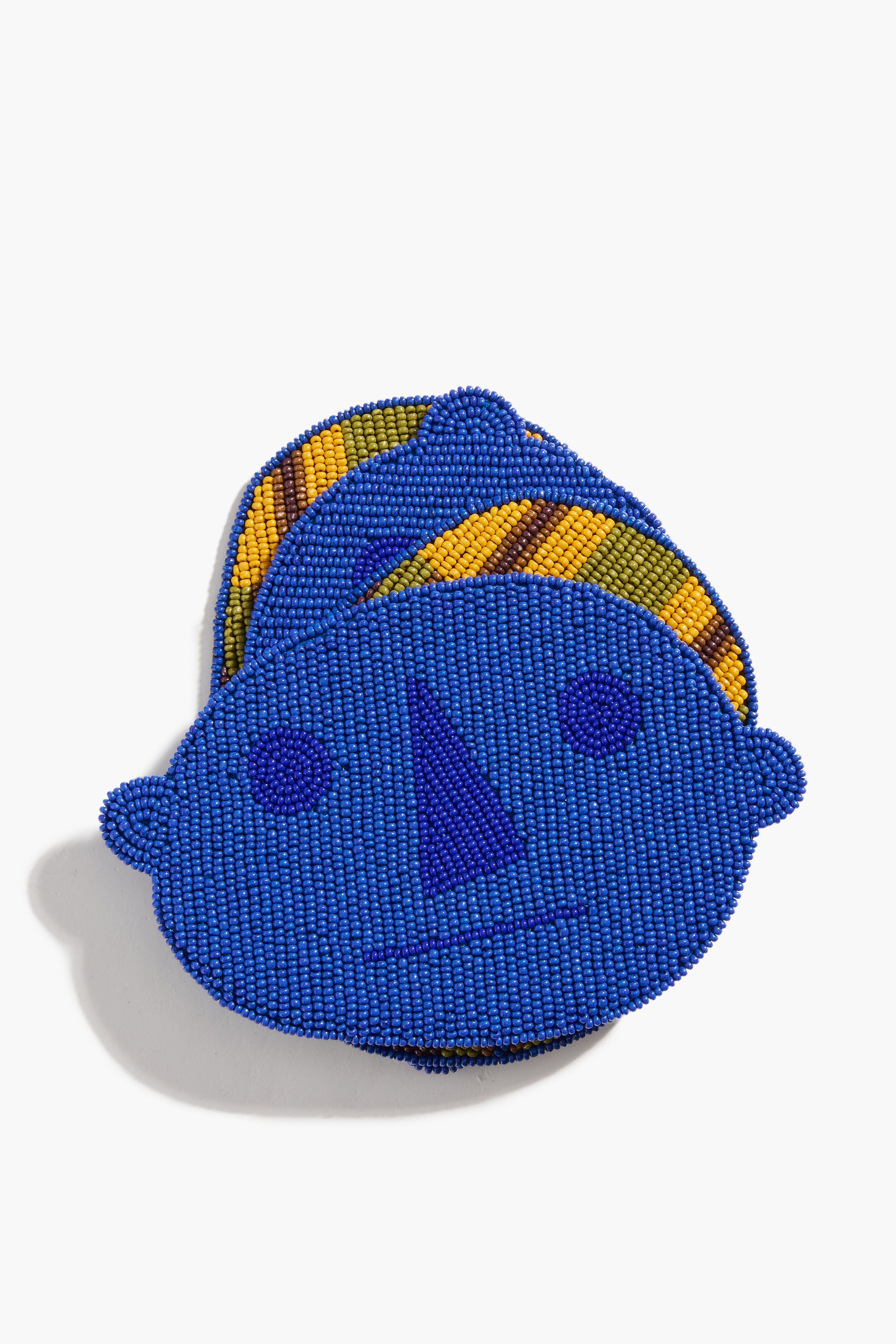 Beaded Coasters | Henry Blue Stripe