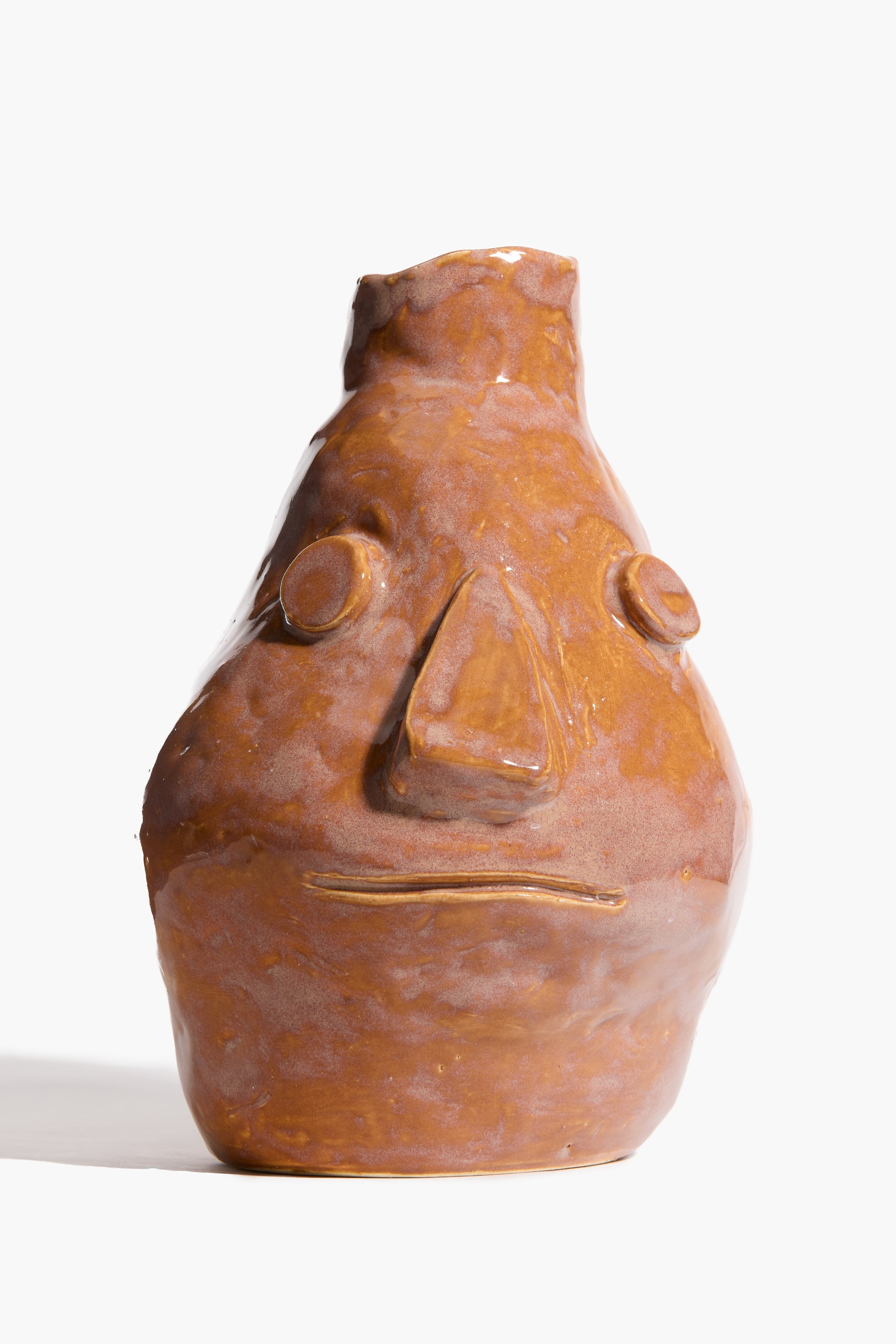 Organic Henry Vase | Burn Orange Glaze