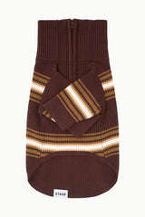 Pet Hampton Sweater | Tobacco Stripe