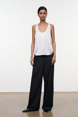 Yves Silk Tank | Ivory